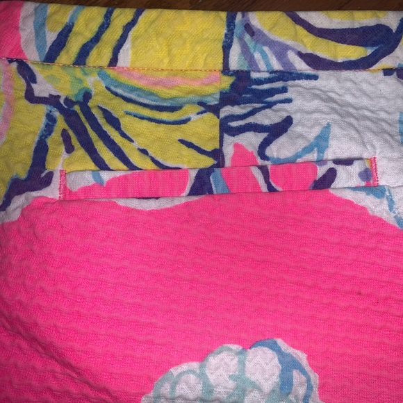 LILLY PULITZER ADIE Swept by the Tides Floral Shorts 6 EUC - Picture 6 of 8